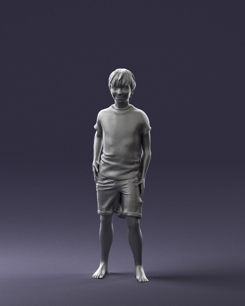 Boy  in pose 0243 3D model_34
