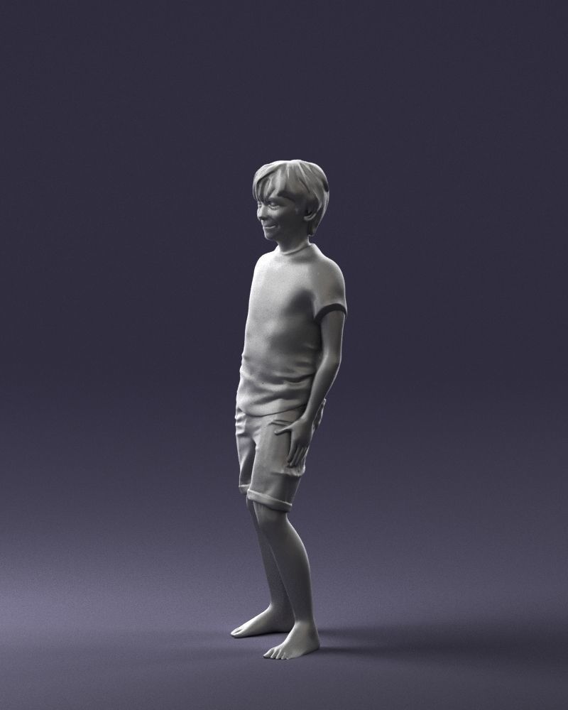 Boy  in pose 0243 3D model_28