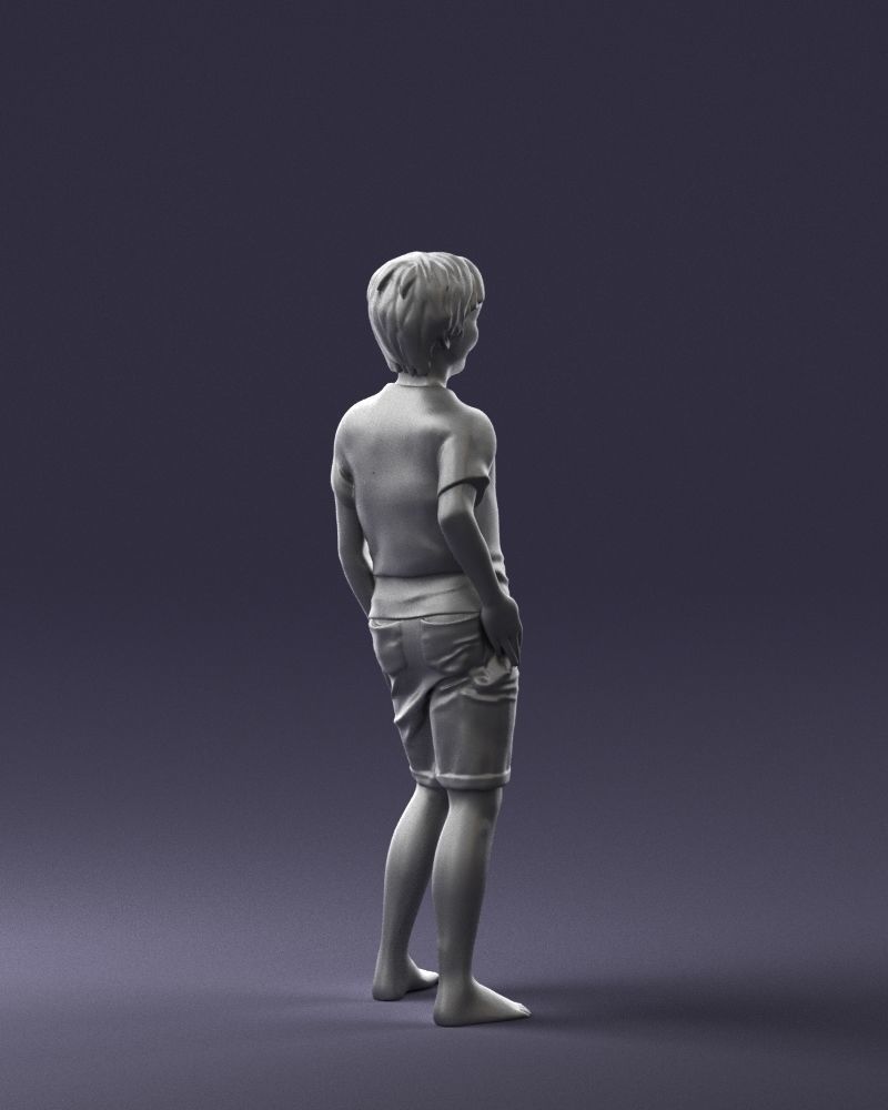 Boy  in pose 0243 3D model_16