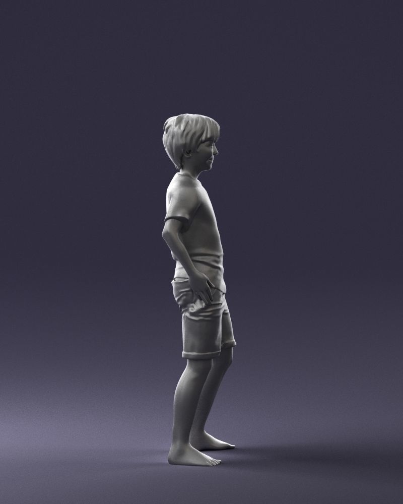 Boy  in pose 0243 3D model_13