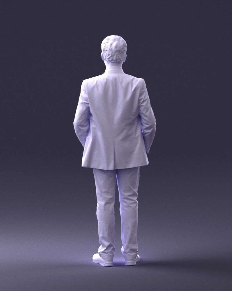 Boy in blue jacket 0080 3D Print Ready 3D print model_19