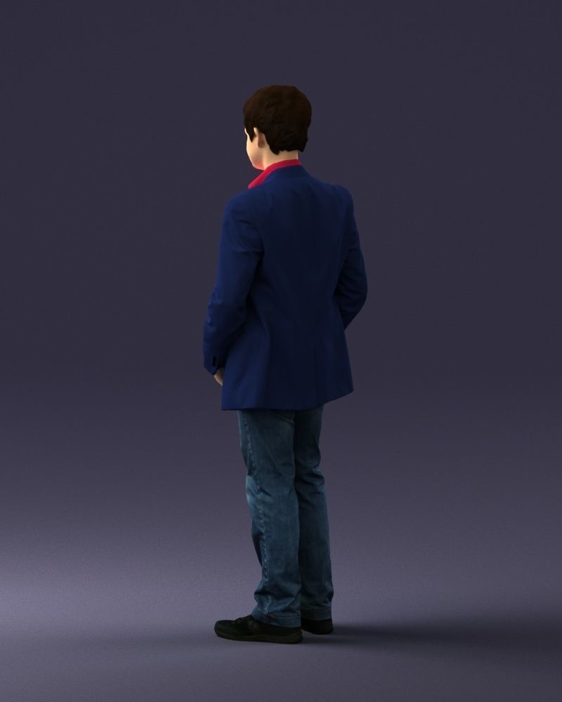 Boy in blue jacket 0080 3D Print Ready 3D print model_21