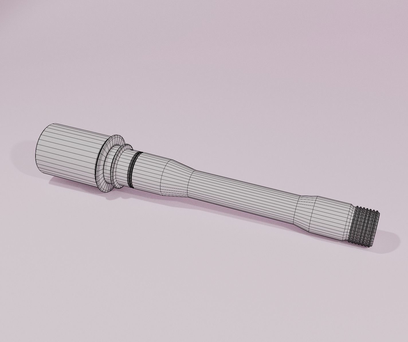 M24 German Grenade 3D model_1