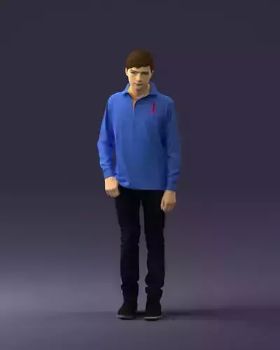 Boy in blue sweatshirt 0128