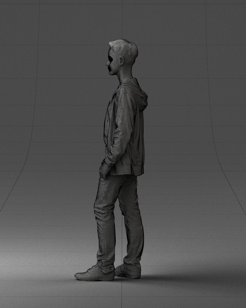 Boy in colorful clothes 0069 3D model_26