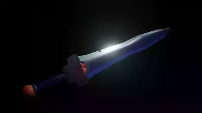 Game Sword Low-poly 