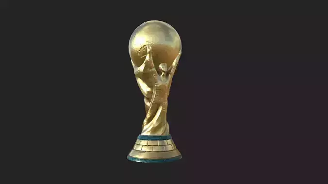 FIFA World Cup Trophy 3D model
