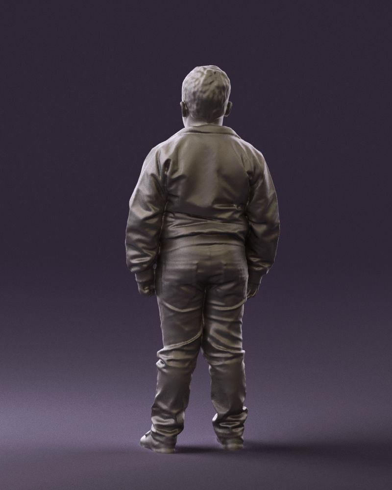 Boy in hot wheels jacket 0630 3D Print Ready 3D print model_19