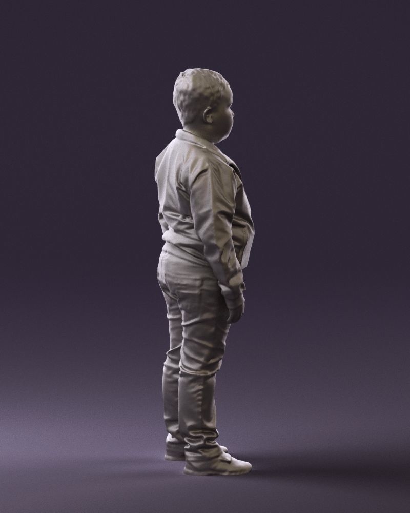 Boy in hot wheels jacket 0630 3D Print Ready 3D print model_13