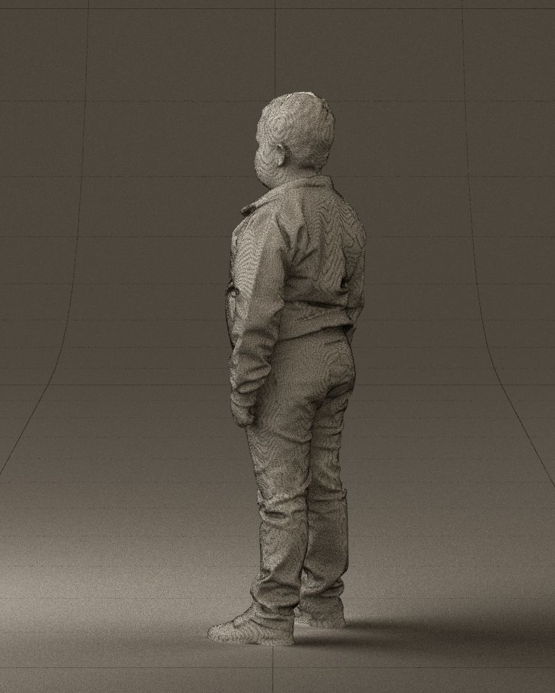 Boy in hot wheels jacket 0630 3D Print Ready 3D print model_23