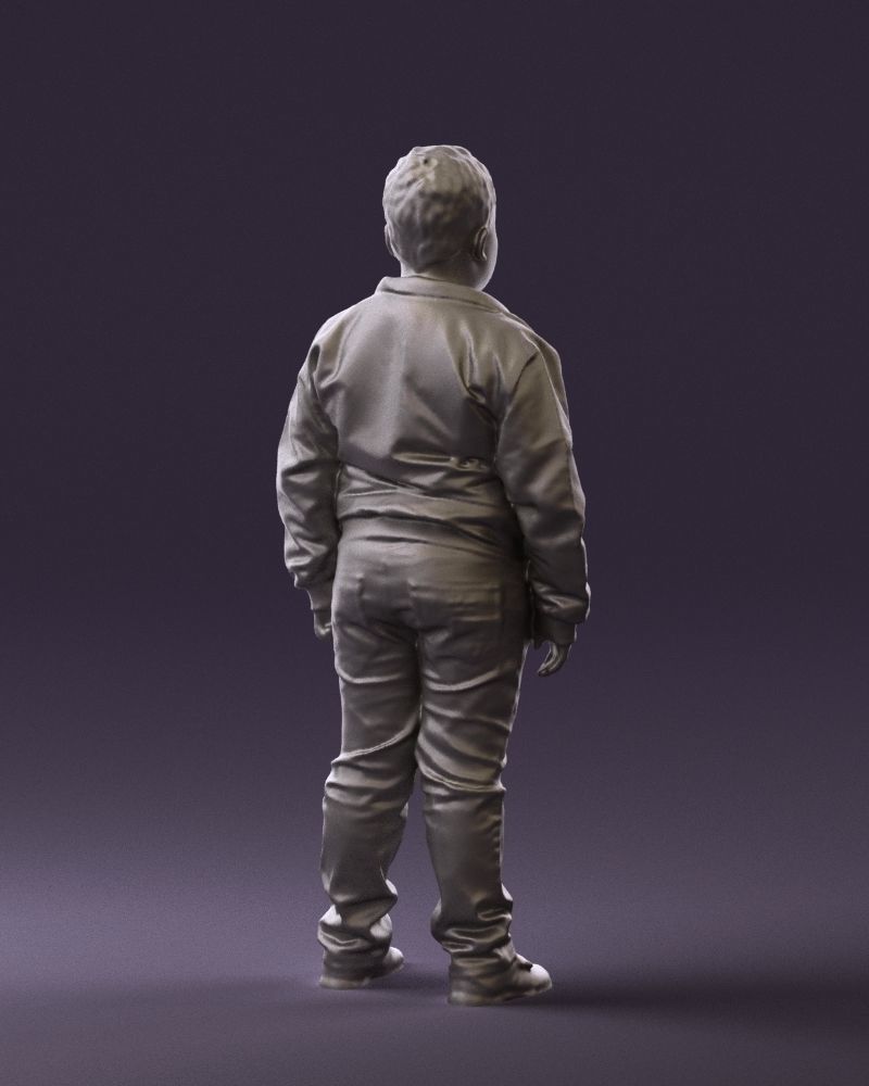 Boy in hot wheels jacket 0630 3D Print Ready 3D print model_16