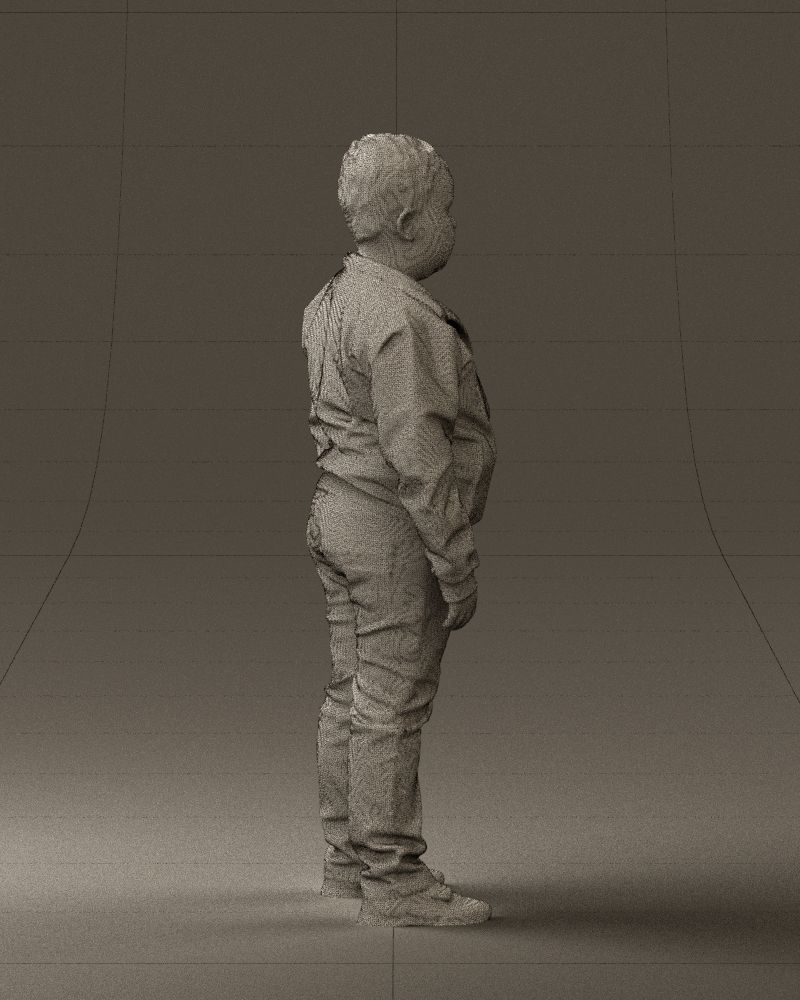 Boy in hot wheels jacket 0630 3D Print Ready 3D print model_14