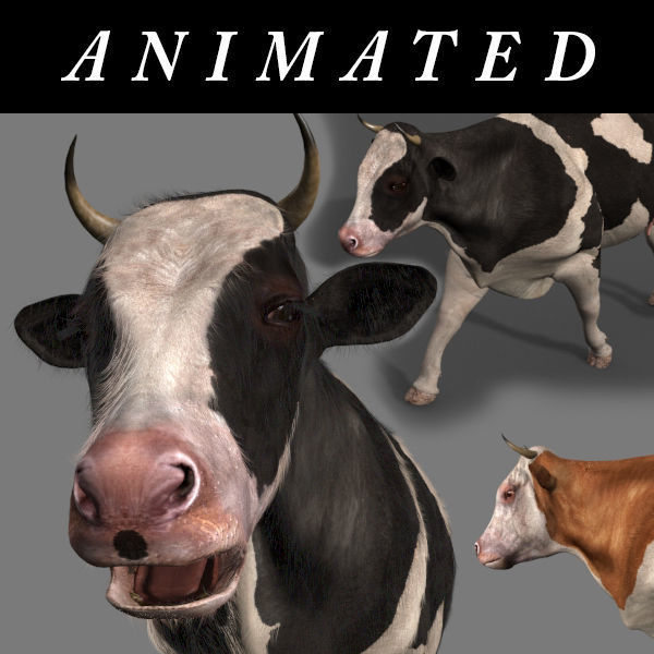 Farm and Forest Animal Pack HD - Animated 3D model_111