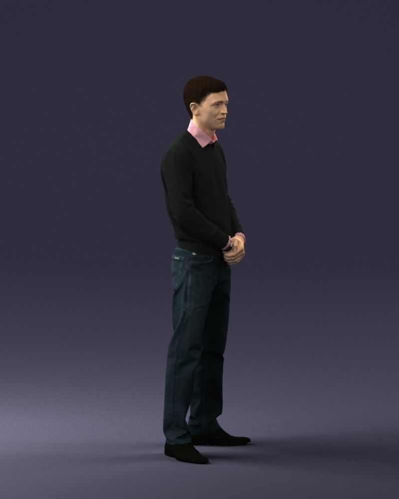 Boy in pink shirt 0504 3D model_30