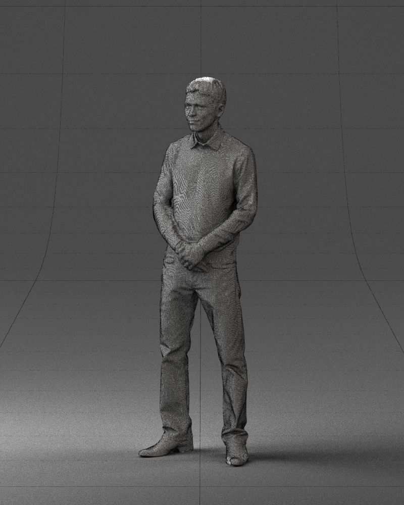 Boy in pink shirt 0504 3D model_5