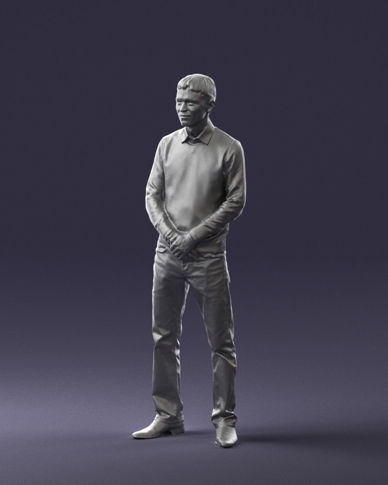 Boy in pink shirt 0504 3D model_4