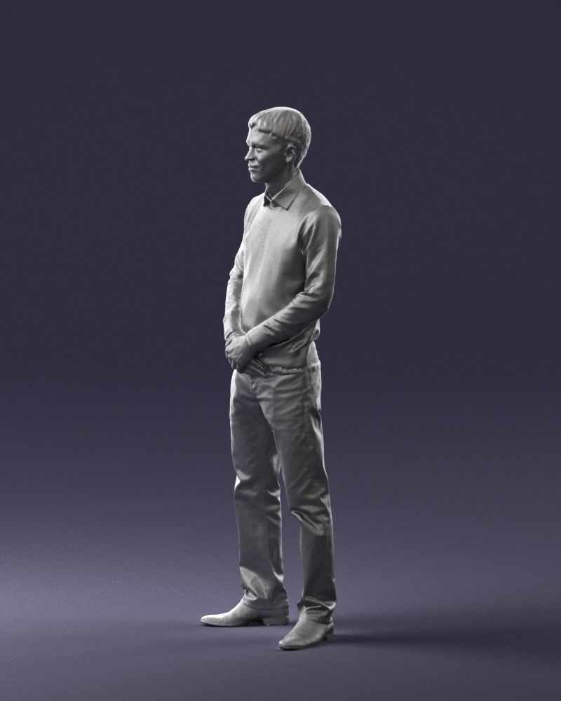 Boy in pink shirt 0504 3D model_7