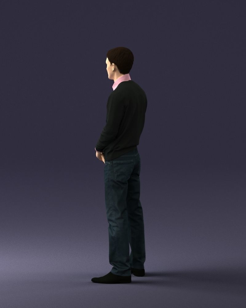 Boy in pink shirt 0504 3D model_12