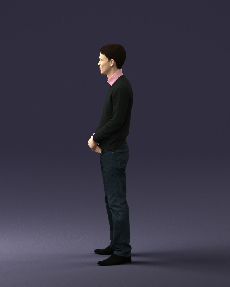 Boy in pink shirt 0504 3D model_9