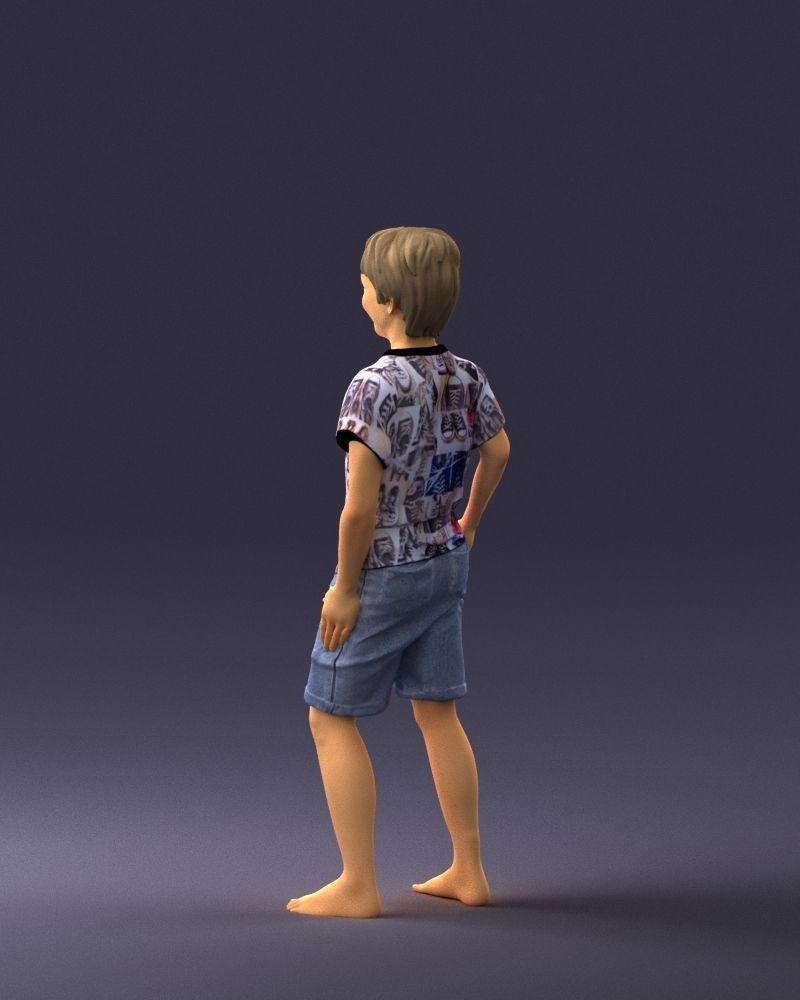 Boy in pose 0243 3D print ready 3D print model_21