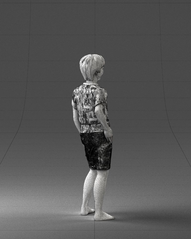 Boy in pose 0243 3D print ready 3D print model_17