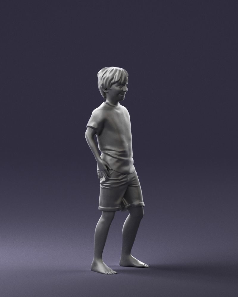 Boy in pose 0243 3D print ready 3D print model_10