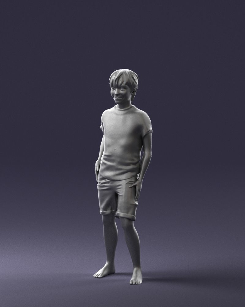 Boy in pose 0243 3D print ready 3D print model_31