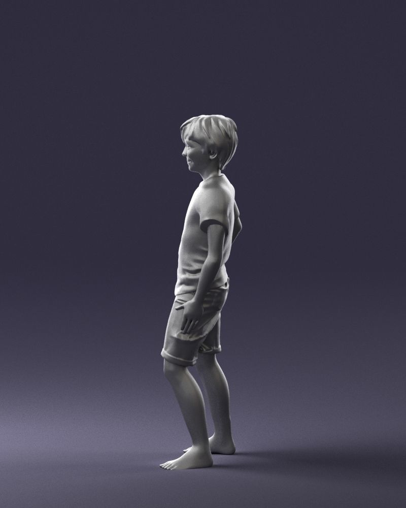Boy in pose 0243 3D print ready 3D print model_25