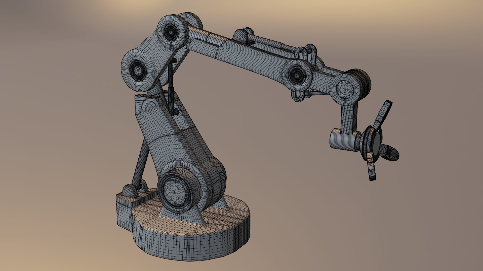 Robotic Arm 3D model_6