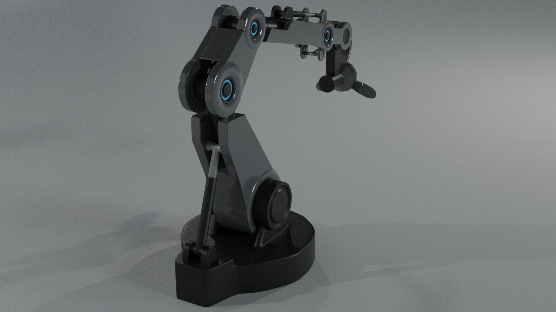 Robotic Arm 3D model_4