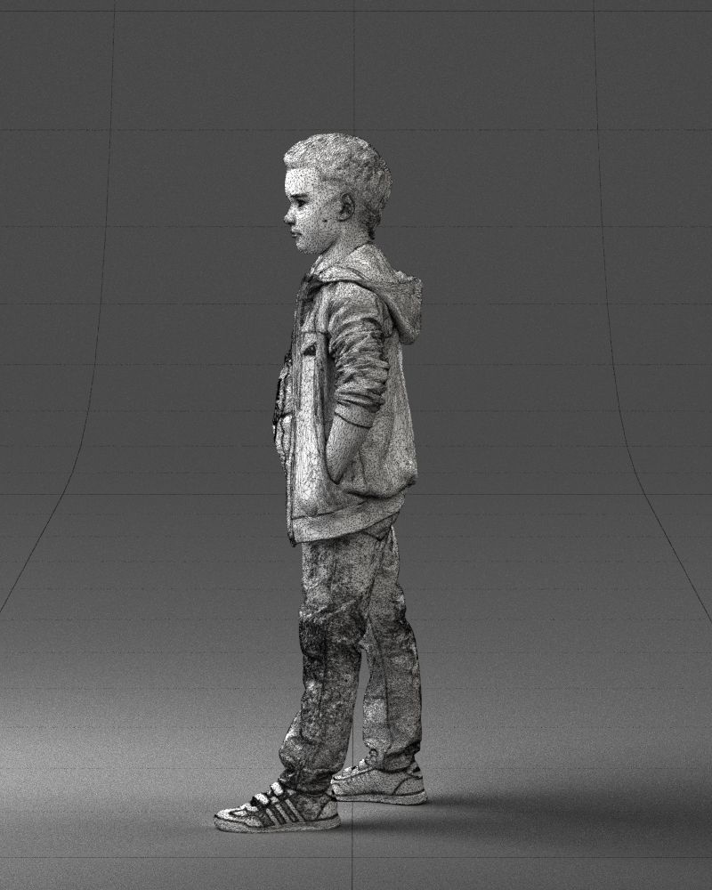 Boy in the blue jacket 0265 3D model_26