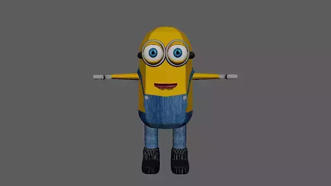 Minion Character 3D Modeling