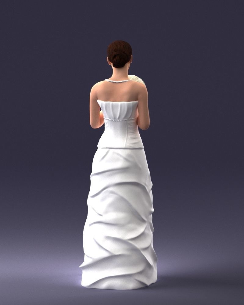 000037 Bride 1009 3D model_9