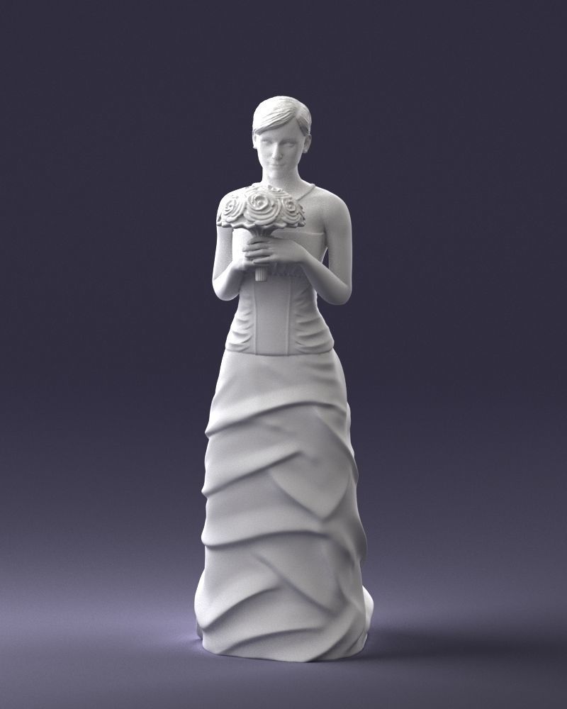 000037 Bride 1009 3D model_19