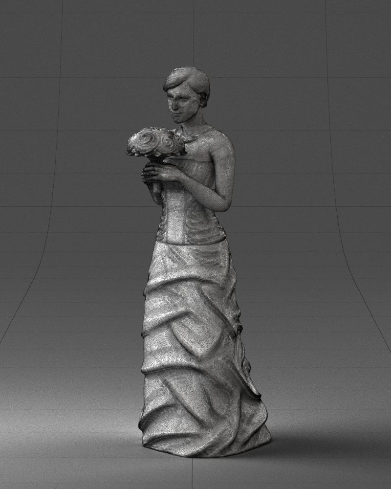000037 Bride 1009 3D model_17
