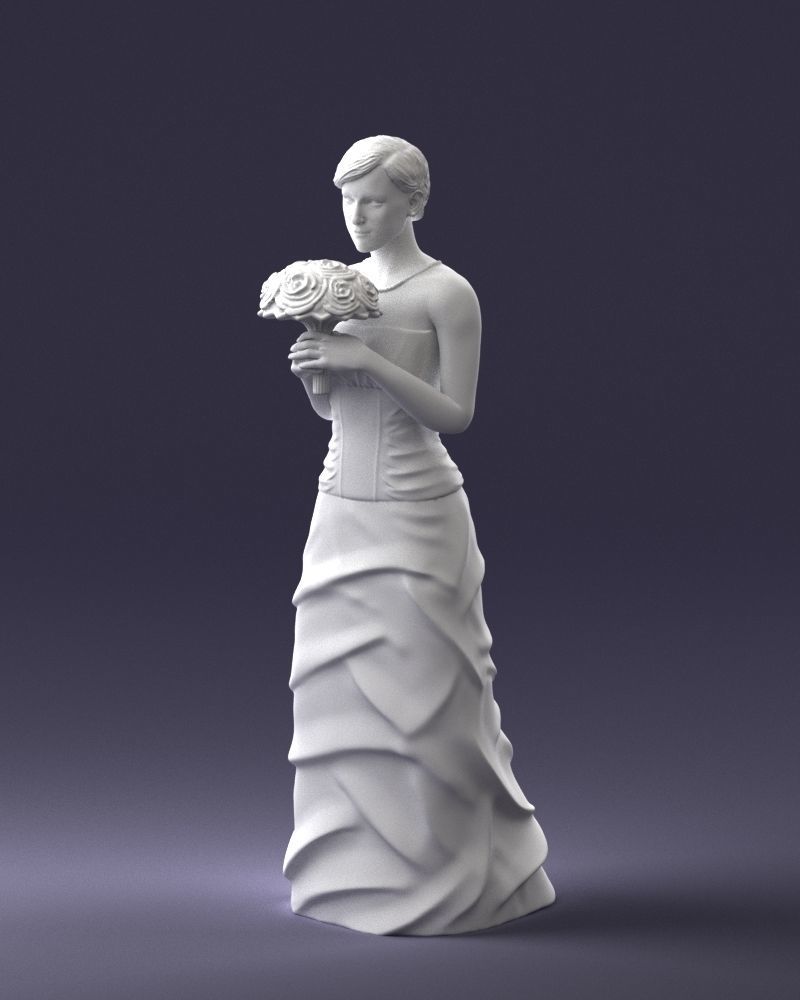 000037 Bride 1009 3D model_16