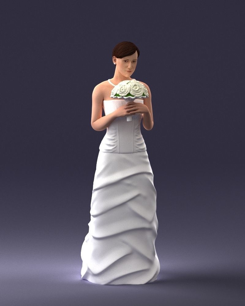 000037 Bride 1009 3D model_3