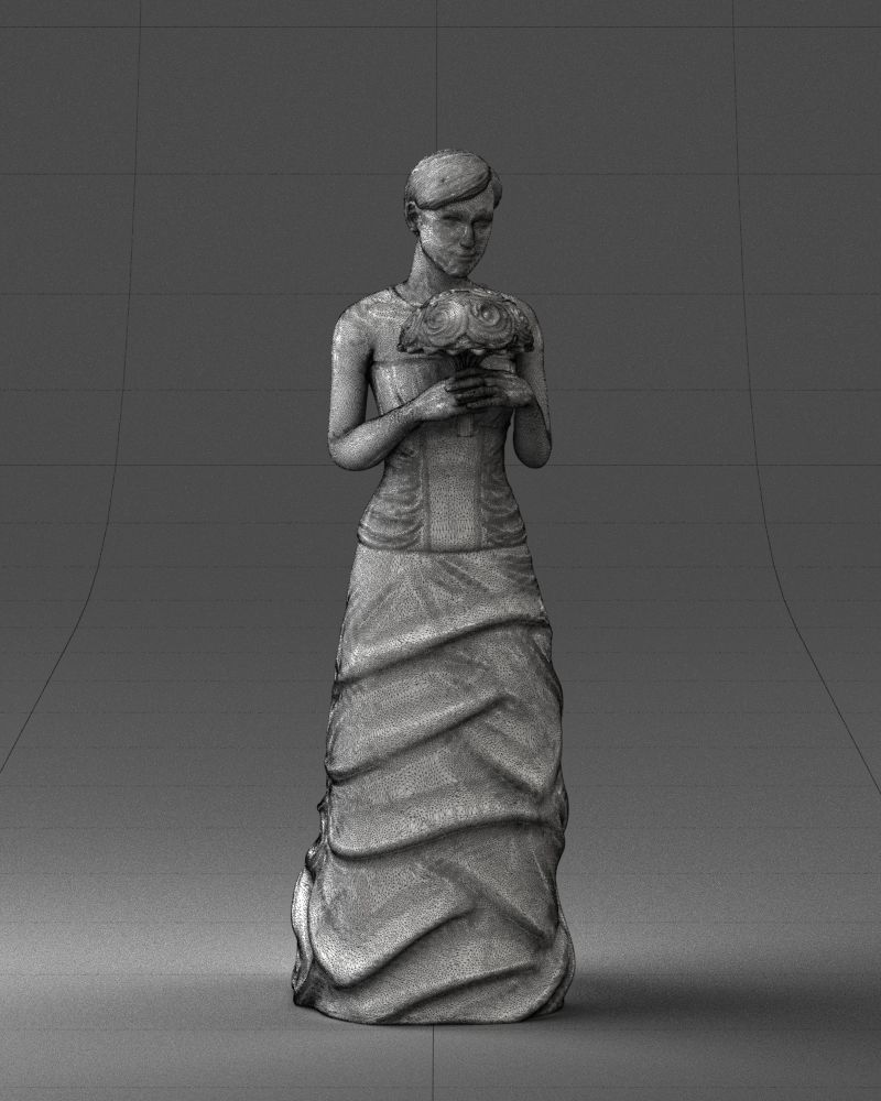000037 Bride 1009 3D model_5