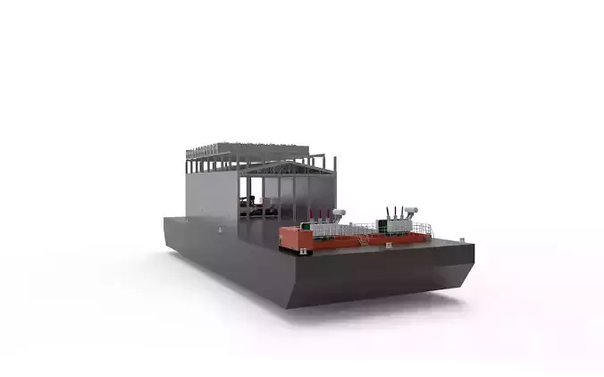 power plant barge