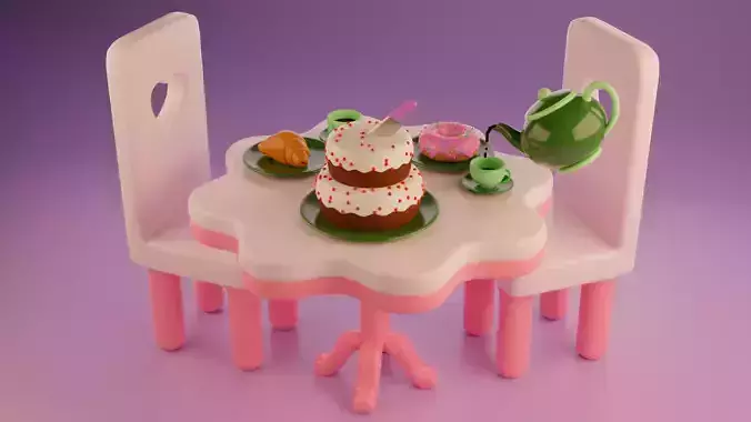 Tea party toy set