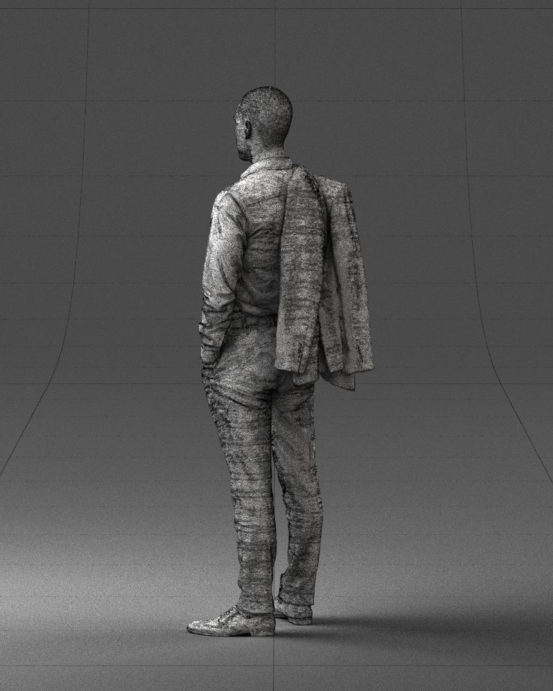 000243 Man in White Shirt with Jacket Over Shoulder 0116 3dp 3D print model_23
