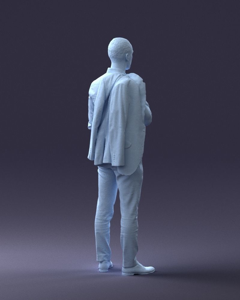 000243 Man in White Shirt with Jacket Over Shoulder 0116 3dp 3D print model_16