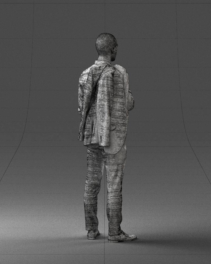 000243 Man in White Shirt with Jacket Over Shoulder 0116 3dp 3D print model_17