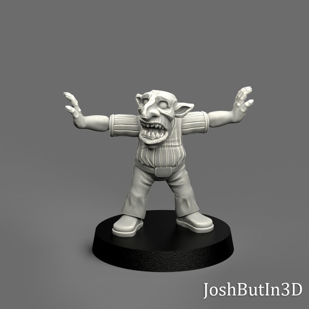 Orc Grapplaz 3 - Set of 5 3D print model_1