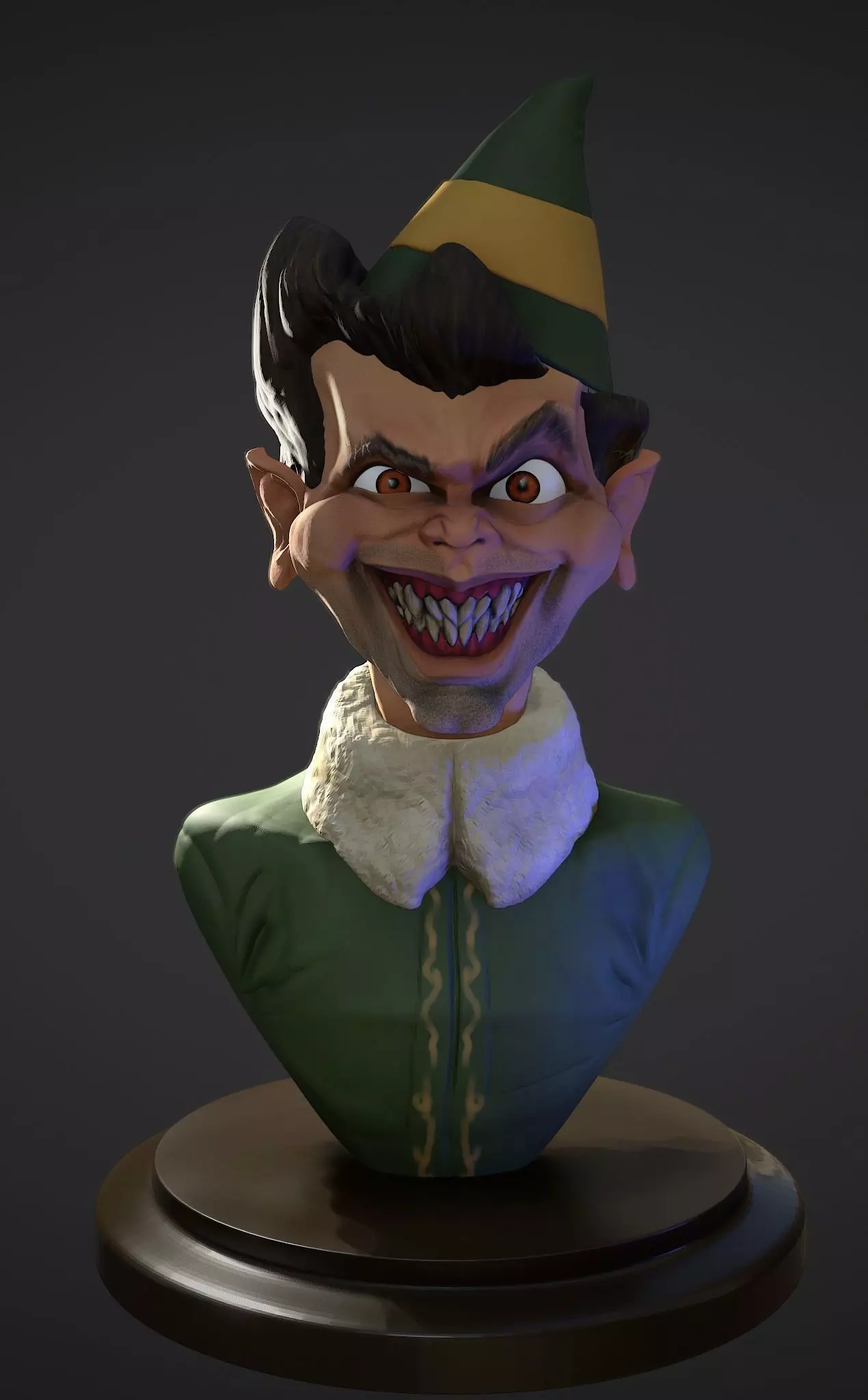 Evil Elf 3D print model_0