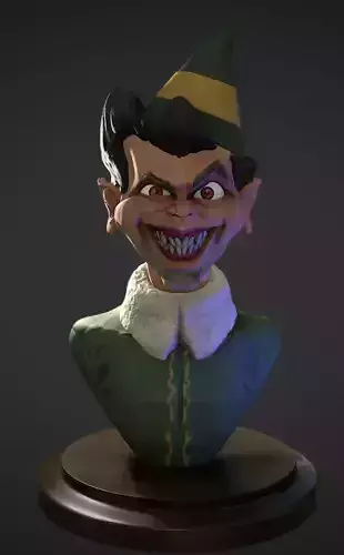 Evil Elf 3D print model