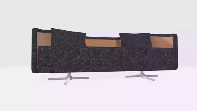 Wooden sofa