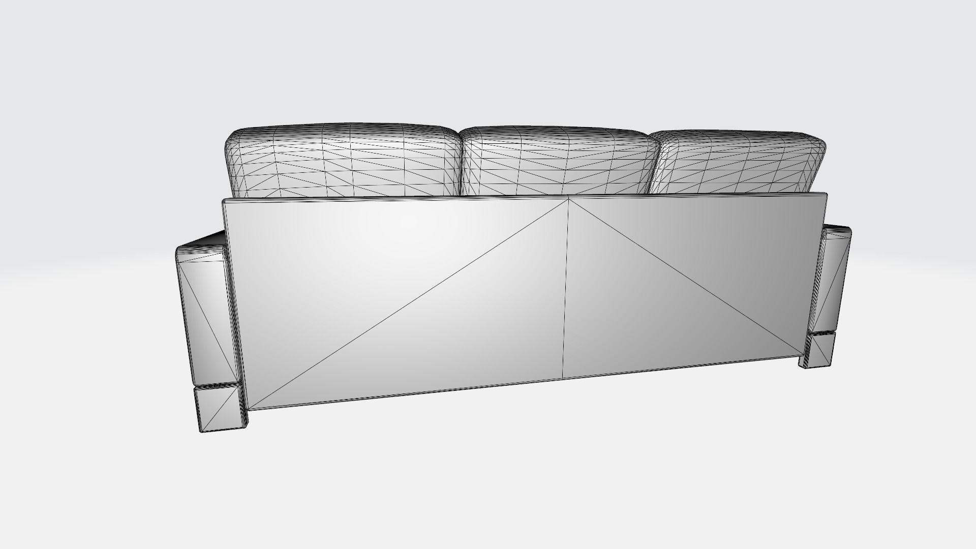 Sofa classic 3D model_2