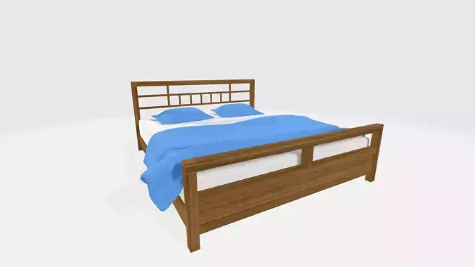 Bed blue