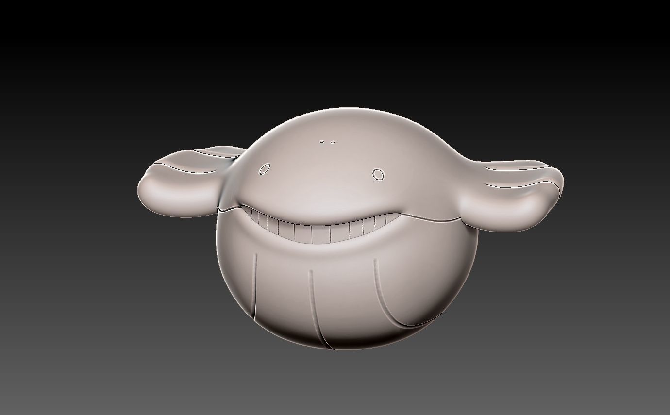 Pokemon wailmer evolution pack 3D print model_6